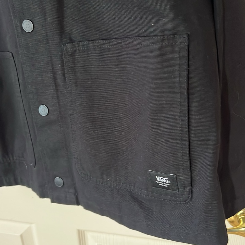 NWOT Vans Men's Drill Chore Coat Jacket Black, Medium‎ - Picture 9 of 12